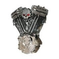 thumbnail image 2 of Meyda 142922 15 in. Motorcycle Motor Wall Sconce, Steel & Black, 2 of 4