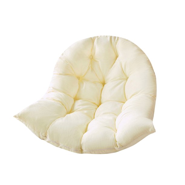 Cojín de asiento de cesta colgante para columpio, almohadilla de silla gruesa para el hogar, salas de estar, camas colgantes, mecedoras, asientos de 90x120cm (solo almohadilla) Fivean unisex