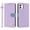 Purple, variant on Allytechgroup Flip Wallet Case for iPhone 11, RFID Blocking PU Leather Phone Case with Credit Card Slot Shoulder Strap Wrist Strap Shockproof Back Cover for iPhone 11, Red