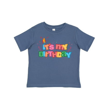 

Inktastic It s My Birthday Letters Gift Toddler Boy or Toddler Girl T-Shirt