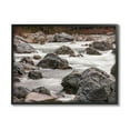 thumbnail image 2 of Stupell Industries Rocky River Stream Flowing Water Landscape Photography White Framed Art Print Wall Art, 14x11, by Matheson, 2 of 5