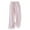 Pink, variant on Tnhcen Women's Winter Striped Fleece Thermal Pants with Pockets Drawstring Elastic Waistband Long Trousers Home Warm Sleep Pants M-2XL Pink