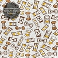 thumbnail image 5 of Shower Curtain, Hand drawn hourglass Waterproof Fabric Plastic Shower Curtain, Drying Fast Bathroom Curtain with 9 Buttonholes, Ruffle Shower Curtain 60x72in, 5 of 8