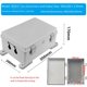 thumbnail image 2 of Caja impermeable de plástico al aire libre enchufe protector caja impermeable caja impermeable, 2 of 10
