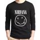 thumbnail image 1 of Playera Camiseta Nirvana Kurt Logo Manga Larga Unx + Regalo, 1 of 5