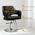 thumbnail image 4 of UBesGoo Hydraulic Barber Chair, Adjustable Height, Swivel Styling Chair for Salon & Home, Black, 4 of 9