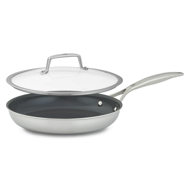 Zwilling Energy Plus 10-inch Stainless Steel Ceramic Nonstick Fry Pan With  Lid : Target