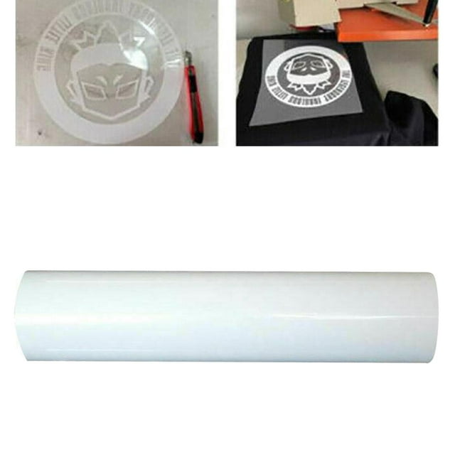 Papel de transferencia BLESIY de Vinilo Adhesivo Permanente 8 pulgadas X 3.3 pies color Blanco