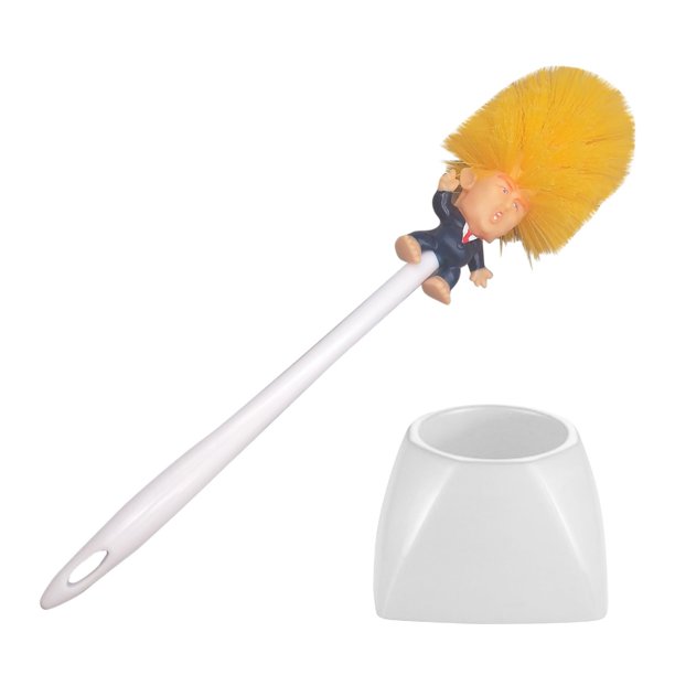 Hot Sale!Toilet Brush Toilet Brush Bathroom President Doll Toilet Brush Creative Doll Toilet Brush