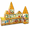 58PCS, variant on Color Window Castle House Magnetic Tiles Building Set 58-116 PCS Villa Construction Blocks for Boys and Girls