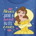 thumbnail image 3 of Disney Beauty & The Beast - Belle - Never Judge A Book By Its' Cover - Women's Short Sleeve Graphic T-Shirt, 3 of 5