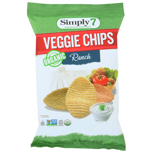 Simply7 Ranch Veggie Chips, 4 Oz. - Walmart.com - Walmart.com