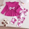 thumbnail image 2 of Girl Sets Size 8 Girl Ruffle Long Sleeve Top with Pants Fall Winter Clothes for Girl 2PC Clothes 12-18 Months, 2 of 5