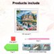 thumbnail image 4 of 5D DIY Parcial Especial en Forma Taladro Diamante Pintura La Casa 30x30cm, 4 of 9