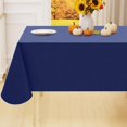 thumbnail image 1 of Rectangle Table Cloth x Wipeable Vinyl Tablecloths Protector Oil Spill Proof Plastic Table Cover for Dining Picnic Camping Outdoor, 1 of 6