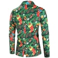 thumbnail image 4 of Franhais Men Christmas Suit Funny Long Sleeve Single Breasted Jacket with Vest Pants Set Formal Outfit, 4 of 9