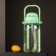 thumbnail image 2 of Sports Water Bottle with Straw & Handle Leak-Proof BPA-Free for Outdoor Gym Travel, 2 of 3