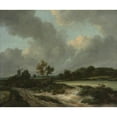 thumbnail image 3 of Jacob van Ruisdael 17x15 Black Modern Framed Museum Art Print Titled - Grainfields (1660s), 3 of 5