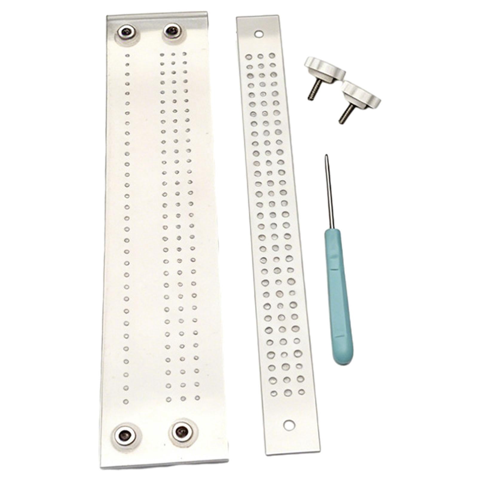 Milageto Book Binding Kit Journal Book Binding Punch Guide Set for Handmade Notebooks
