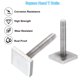 thumbnail image 4 of Uxcell T Slot Bolts M6 x 35mm Square Head T Bolts for Roof Rack 12 Set, 4 of 7