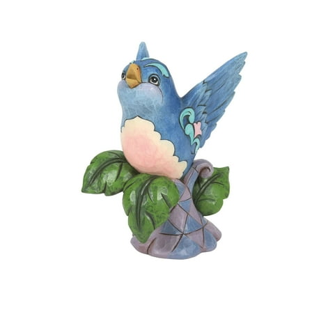 Enesco Jim Shore Heartwood Creek Bluebird on Branch Figurine