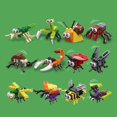 thumbnail image 4 of Bloques de construcción de la serie Mini Insectos Mariquita Libélula Mariposa Caracol Avispa Mantis Escarabajo Ladrillos Juguetes Regalos de Navidad para Niños, 4 of 5