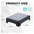 thumbnail image 3 of Step Stool, Non-Slip Mobility Step Platform, Safety Riser Step Stools for Seniors & Adults, 420Lbs acity, Indoor/Outdoor Half Step for Stairs, Cars, Bed, Chair, Bathtub Gray, 3 of 7