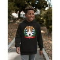thumbnail image 2 of Emoji Polo Club - Classic Dog Emblem Design Youth's Hoodie, 2 of 4