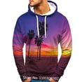 thumbnail image 1 of Newest Funny Hawaiian Palm Pattern 3d Printed Hoodies Casual Sweatshirt Cool Pullover, 1 of 4