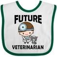 thumbnail image 3 of Inktastic Vet Future Veterinarian Boys Baby Bib, 3 of 4