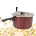 thumbnail image 1 of Popcorn Popper, Popcorn Machine Compact Efficient Gas Stove Induction Cooker Compatible  for Family Gatherings, 1 of 7