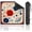 Color6, variant on Mahjong Mat with Carrying Bag 31.5" x 31.5" Non-Slip Noise Reduction Stained Glass Sun Waves Pink Clouds Blue Sky Table Mat for Mahjong Poker Dominoes Card Board Tile Games