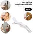 thumbnail image 1 of Pinzas De Peluquería Clips Barber Durable Plastic Dual Port Design Salon Supplies White 6pcs Ndcxsfigh Cuidado Belleza, 1 of 4