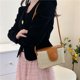 thumbnail image 5 of Bolsos de hombro para mujer Bolso bandolera tejido de verano de paja Bolsos tipo satchel de playa (Marrón) Likrtyny Para Estrenar, 5 of 6