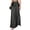 Black_#22, variant on Satin Skirt for Women Maxi Length High Waist Silk Satin Elasticized Cheetah Casual Ladies Skirts Hot Pink L