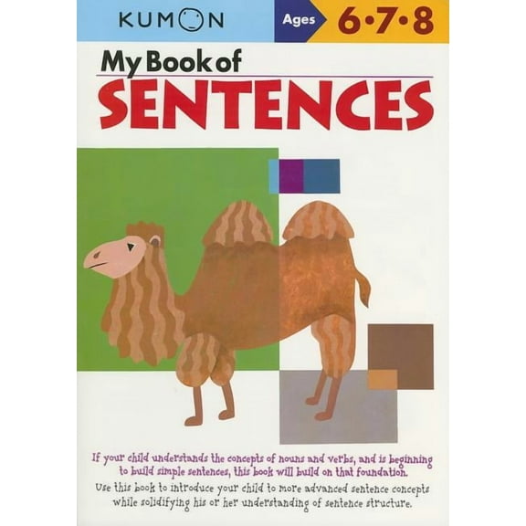 Kumon Workbooks Kumon My Book of Sentences, (Paperback)