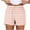 Pink1, variant on fatyb Women's Casual Stripe Shorts Elastic Waist Wide Leg Shorts Loose Vacation Beach Shorts for Women