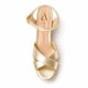 thumbnail image 4 of Sandalia de Tacón Alto 14 cm para Mujer Antonio Cavala 2907 Negro o Dorado Plataforma 4 cm dorado 23.5, 4 of 8
