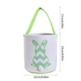 thumbnail image 3 of Clearance Under $5!Yyuenw Easter Bunny Basket Bags, Easter Bunny Bags with Fluffy Tail, Easter Bunny Bags Children, Rabbit Bucket Tote for Easter Egg Hunts Decorations Candy Gifts Storage, 3 of 5