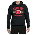 thumbnail image 2 of Wild Bobby City of Tampa Bay TB American Football Fantasy Fan | Mens Sports Hooded Sweatshirt Graphic Hoodie, Black, Medium, 2 of 3