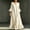 Beige, variant on Sentmoon 3/4 Length Sleeve Dresses for Women V-Neck Cute Dresses for Women Ruffle Flowy Loose Casual Beach Dresses for Business and Casual