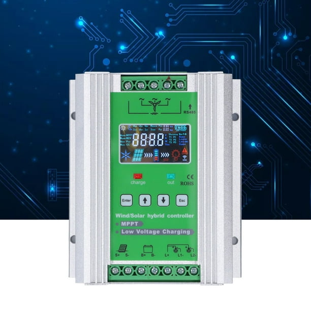 Wind Solar Charge Controller 1000W MPPT Solar Controller Wind Solar ...