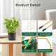 thumbnail image 4 of 2 enrejados para plantas pequeñas de 14 pulgadas para plantas trepadoras, enrejados de metal en forma de panal con 20 bridas para cables, 15 plantas, dorados, 4 of 5