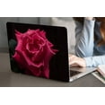 thumbnail image 3 of KSK KAISHEK Hard Shell Compatible 2015 2014 2013 2012 Release Old MacBook Pro 13 inchs with No Touch No USB-C + Black Keyboard Cover Model: A1502 or A1425 Flower 0062, 3 of 5