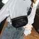 thumbnail image 3 of Sywqhk Hüfttasche Frauen Wellenmuster Leder Brusttaschen Geldgürteltaschen (Schwarz) Sywqhk Para estrenar, 3 of 4