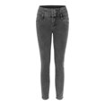 thumbnail image 4 of Outfmvch Fleece Lined Jeans Women Stretchy Jeans for Women High Waisted Jeans for Women Flared Jeans for Women Elastic Waist Jeans for Women Jeans Women Gray S, 4 of 9