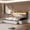 Beige, variant on Euroco Upholstery Twin Size Daybed with Drawers, Storage Sofa Bed with Footstool and Shelves, LED Light and USB Charging, Grey