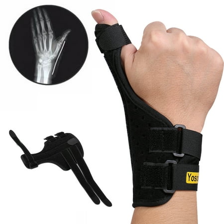 WALFRONT Thumb Support Brace, Women & Men Medical Thumb Spica Compression Splint Stabilizer Hand Wrist Support Stabiliser for Sprain Arthritis (Best Exercises For Wrist Arthritis)