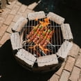 thumbnail image 6 of Cooking Grill Grates, Replacement Cooking Grate for Small 30/40cm Grill, Cooking Grate and Charcoal Grate Replacement Parts Round Steel Grilling Rack Grid, 6 of 7