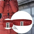 thumbnail image 5 of yuksok Elastic Waist Belt Elegant Cinch Band Trimmer for Sweater Puffer Coat Jacket Red, 5 of 7